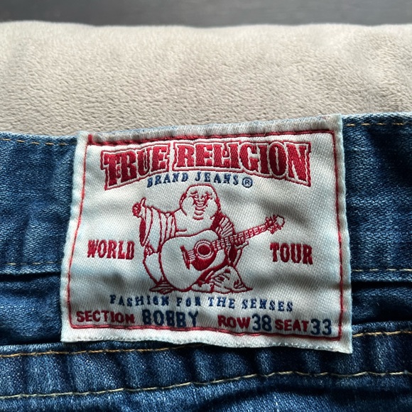 Men’s True Religion “Bobby” Jeans size 38 waist 33 length - Picture 3 of 8